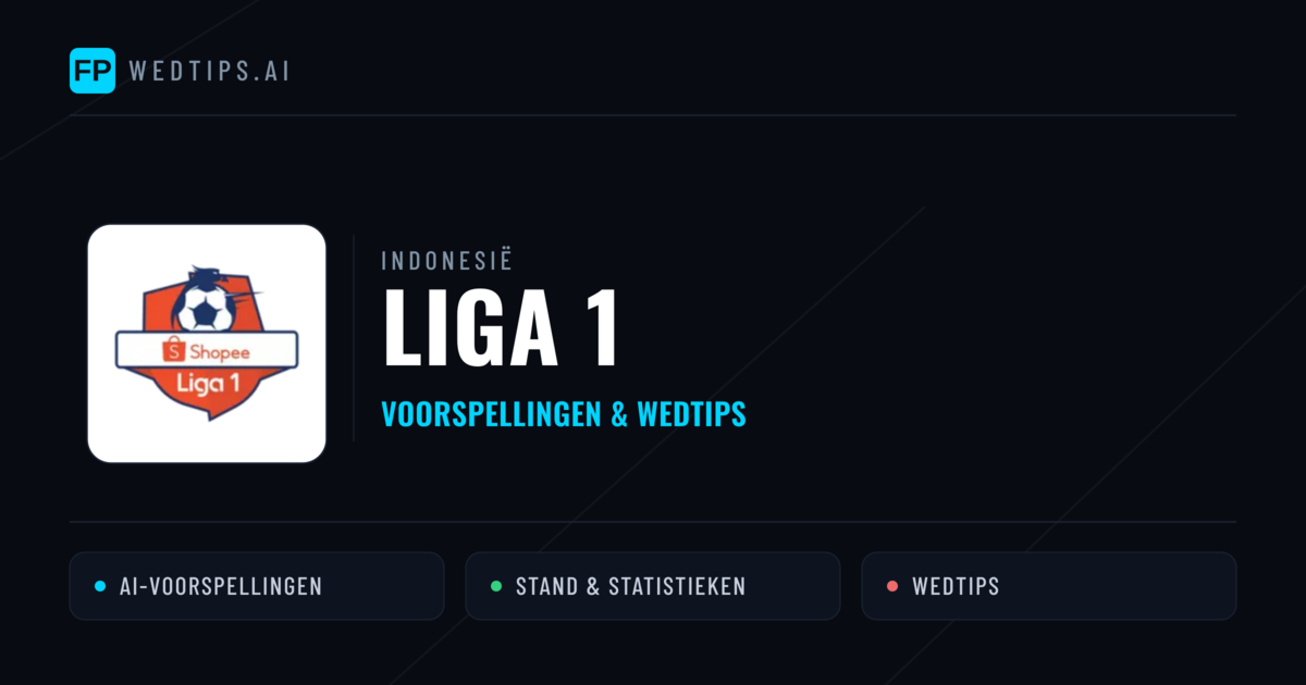 Indonesië Liga 1 voorspellingen & wedtips