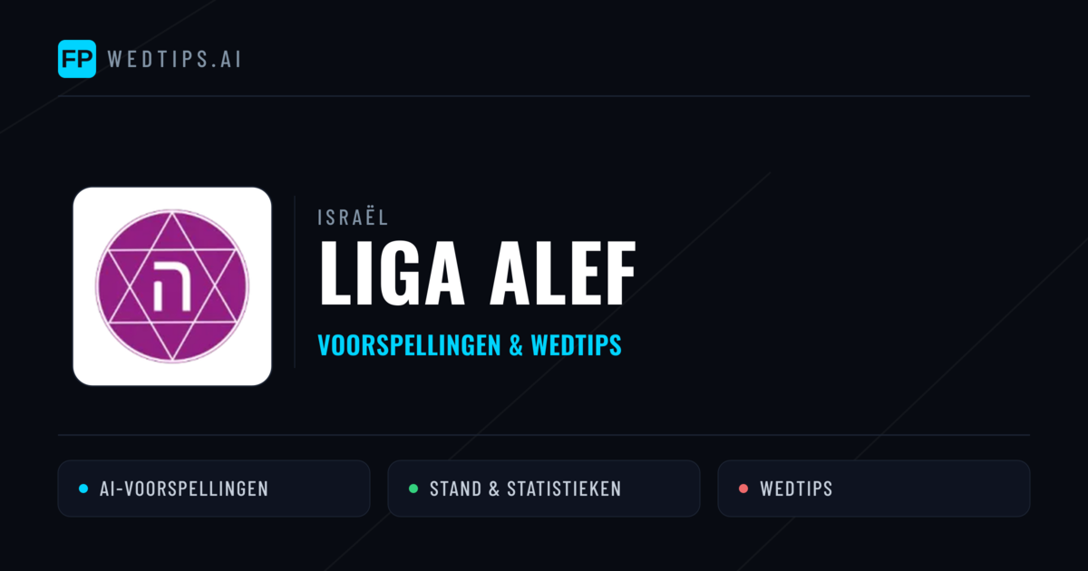 Israël Liga Alef voorspellingen & wedtips