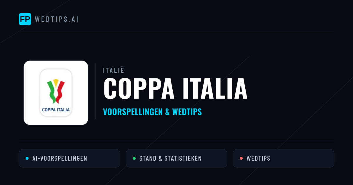 Italië Coppa Italia voorspellingen & wedtips