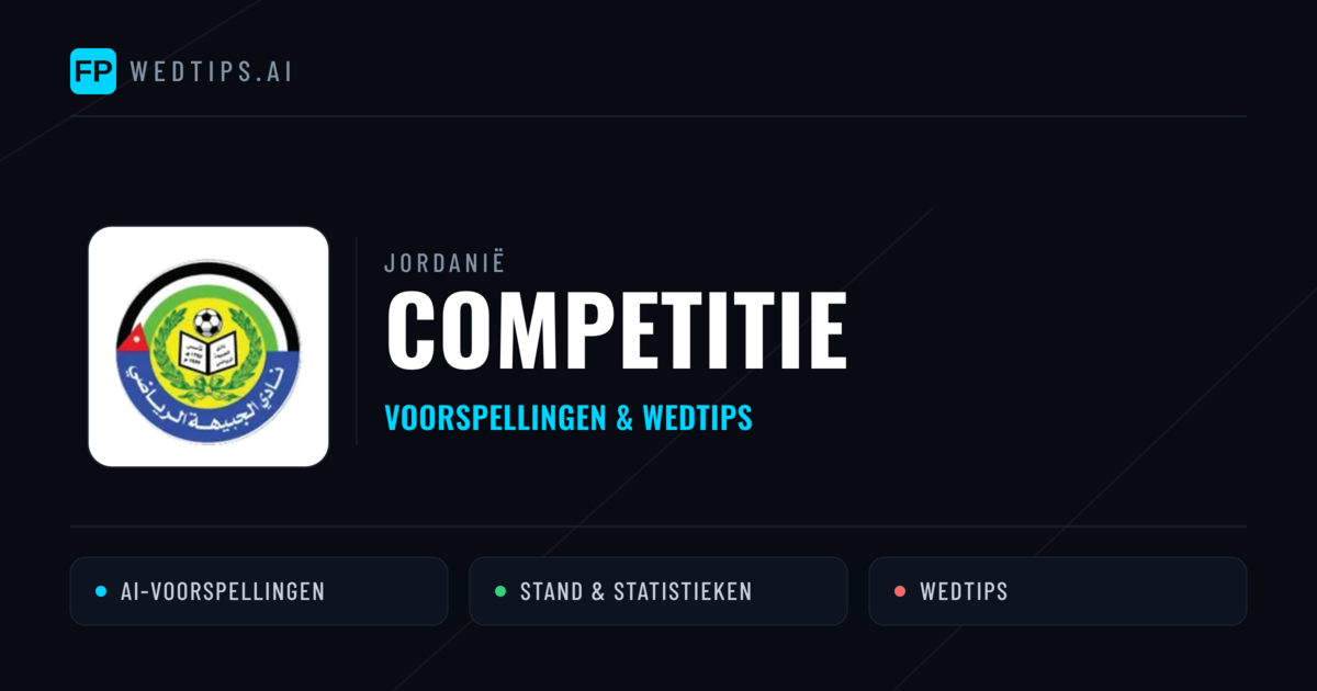 Jordanië Competitie voorspellingen & wedtips