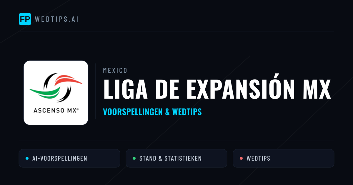 Mexico Liga de Expansión MX voorspellingen & wedtips