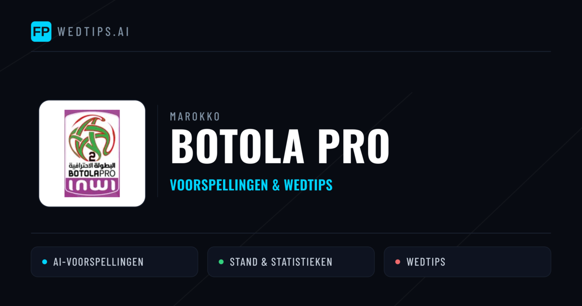 Marokko Botola Pro voorspellingen & wedtips