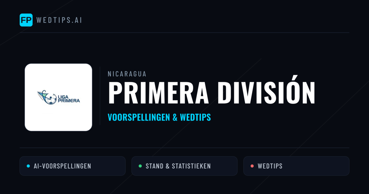 Nicaragua Primera División voorspellingen & wedtips