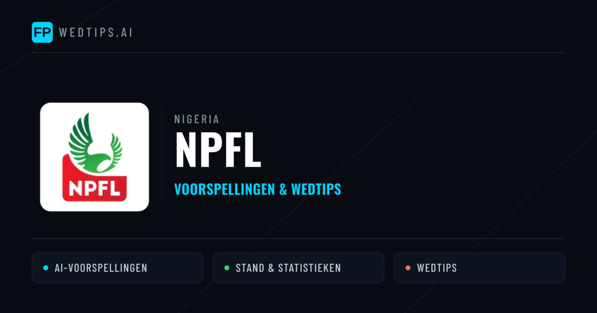 Nigeria NPFL voorspellingen & wedtips