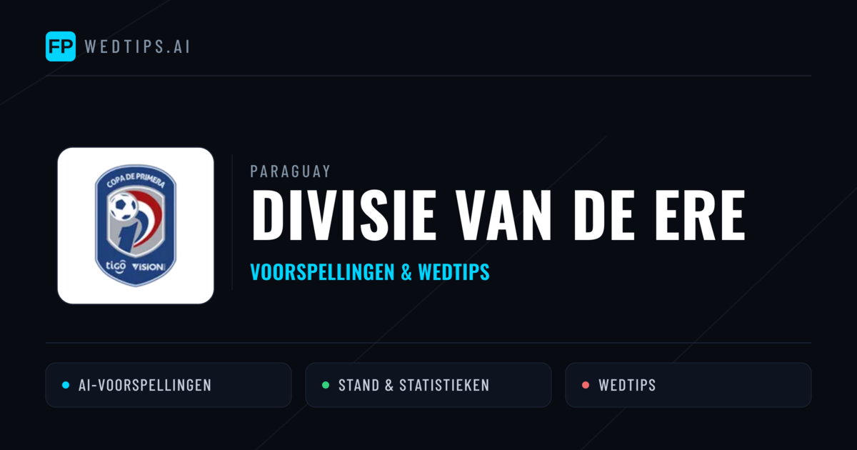 Paraguay Divisie van de Ere voorspellingen & wedtips