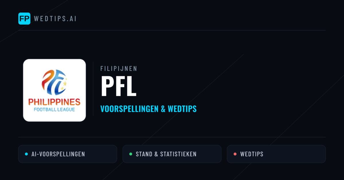 Filipijnen PFL voorspellingen & wedtips