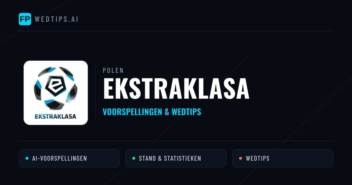 Polen Ekstraklasa voorspellingen & wedtips