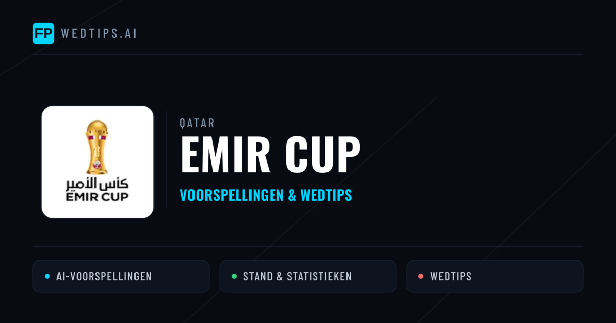 Qatar Emir Cup voorspellingen & wedtips