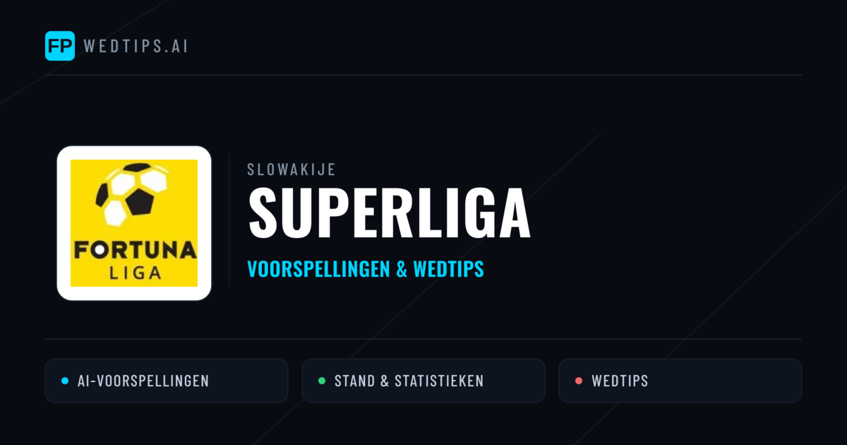 Slowakije Superliga voorspellingen & wedtips