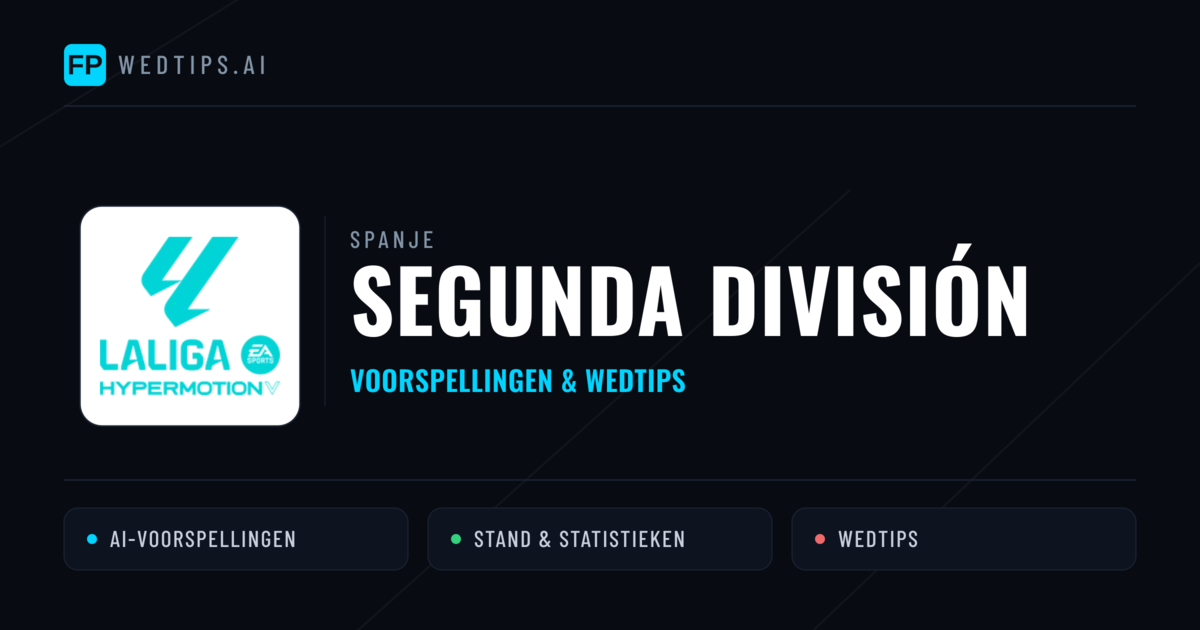 Spanje Segunda División voorspellingen & wedtips