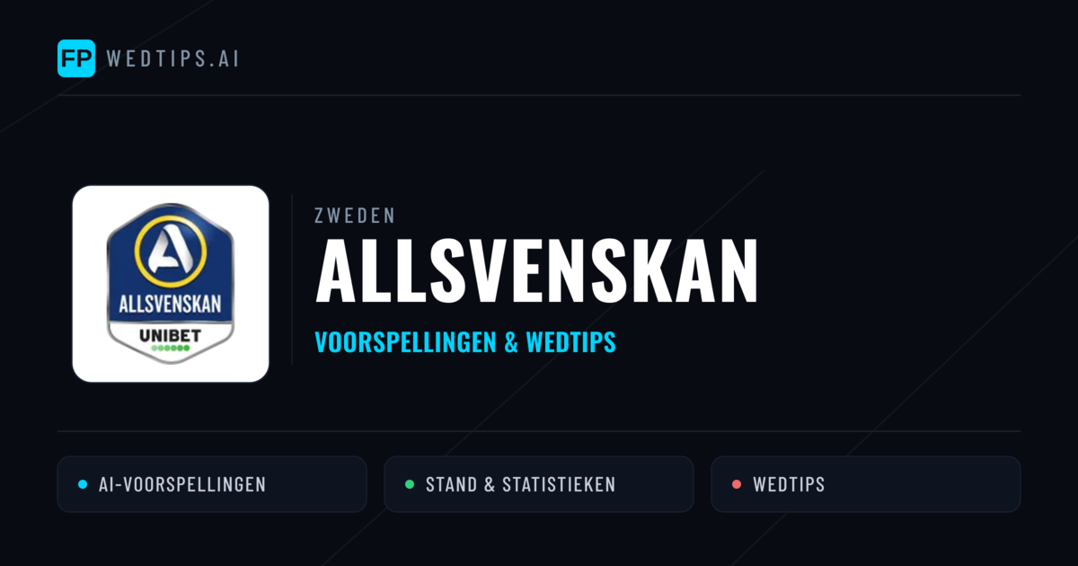 Zweden Allsvenskan voorspellingen & wedtips