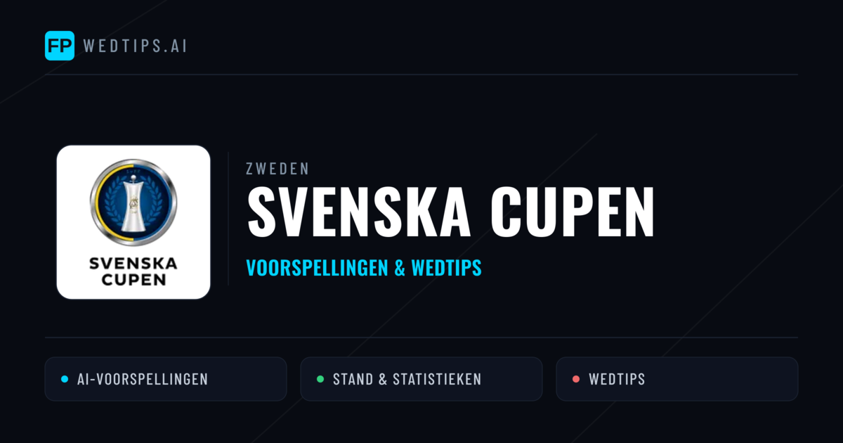 Zweden Svenska Cupen voorspellingen & wedtips