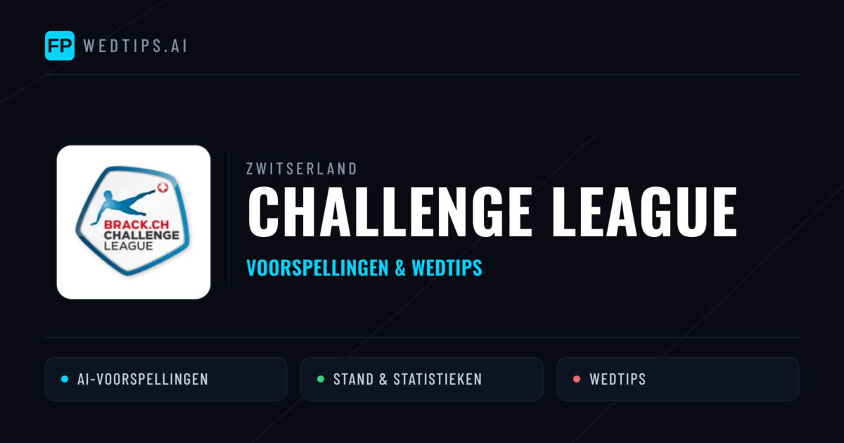 Zwitserland Challenge League voorspellingen & wedtips