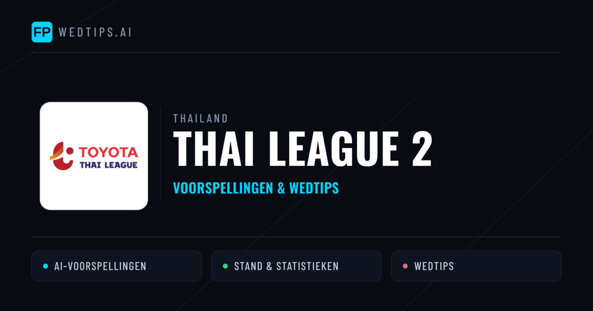 Thailand Thai League 2 voorspellingen & wedtips