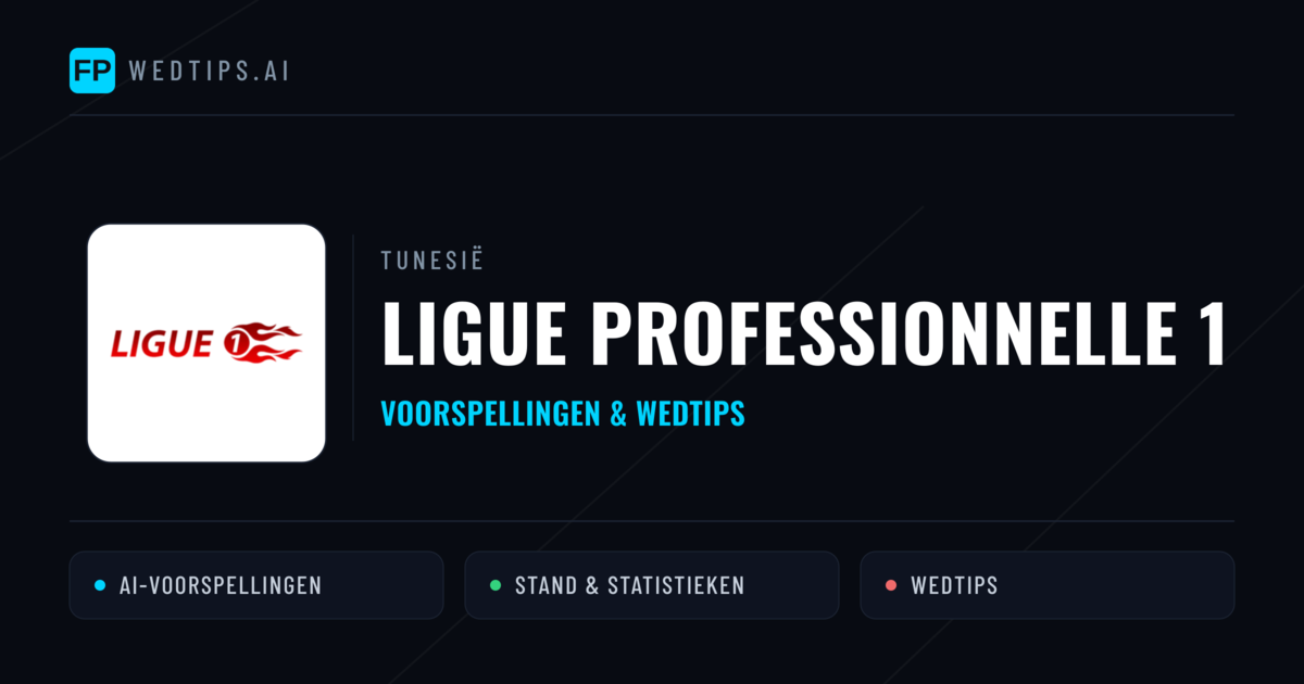 Tunesië Ligue Professionnelle 1 voorspellingen & wedtips