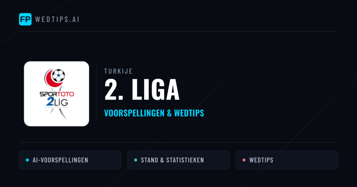 Turkije 2. Liga voorspellingen & wedtips