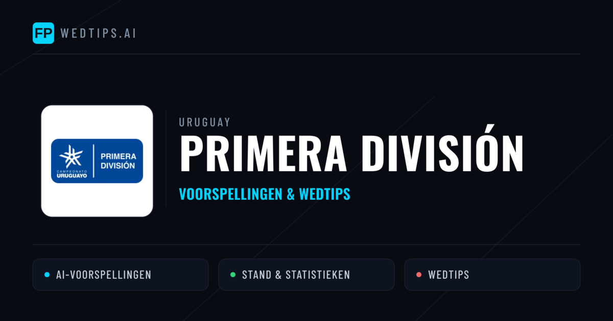 Uruguay Primera División voorspellingen & wedtips