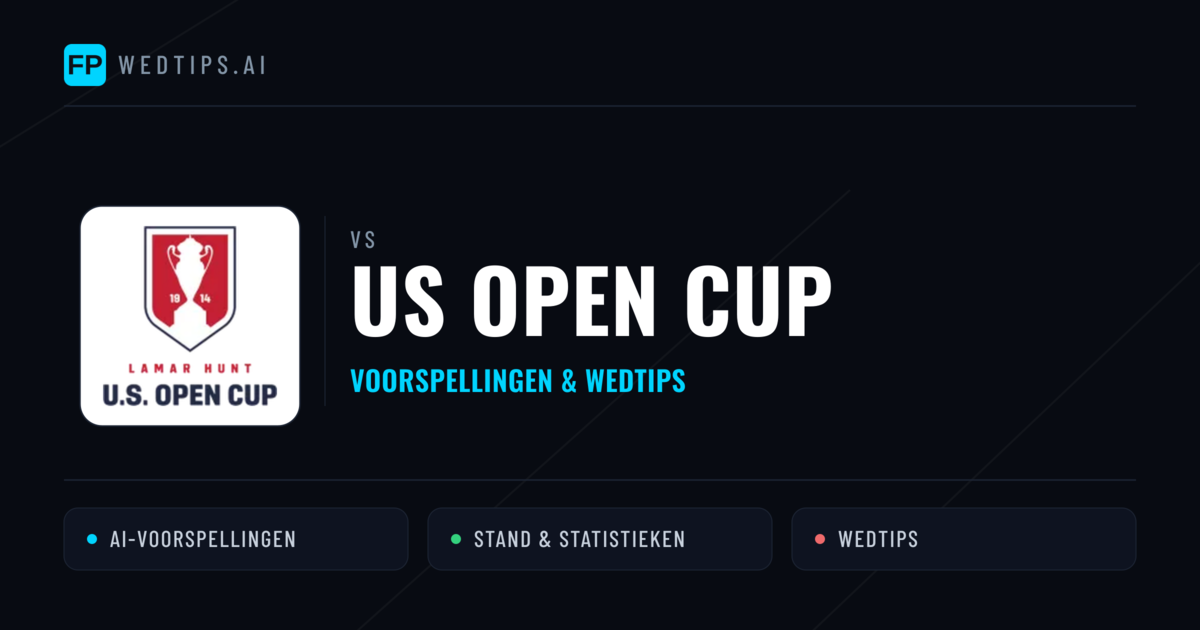 VS US Open Cup voorspellingen & wedtips