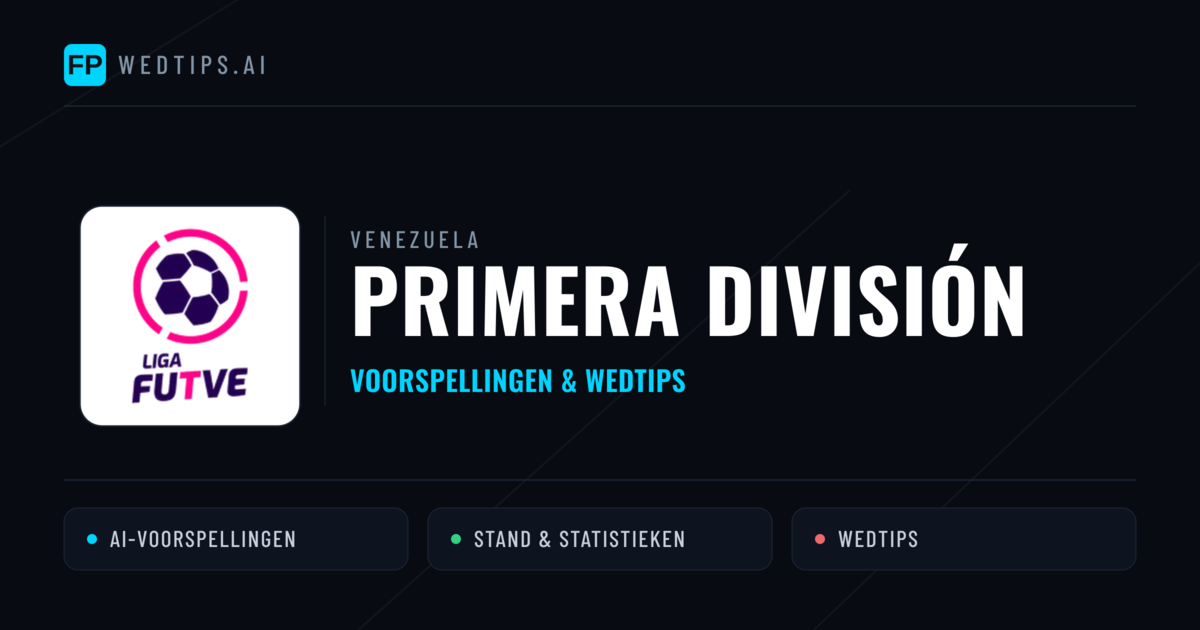 Venezuela Primera División voorspellingen & wedtips