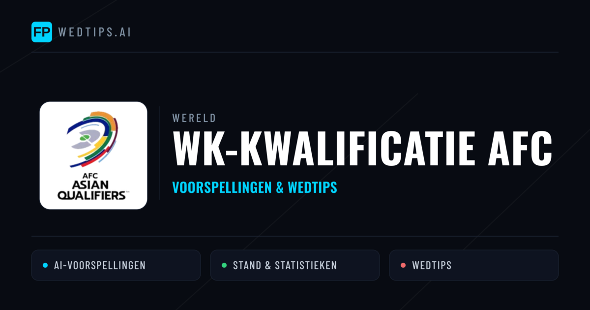WK-kwalificatie AFC voorspellingen & wedtips