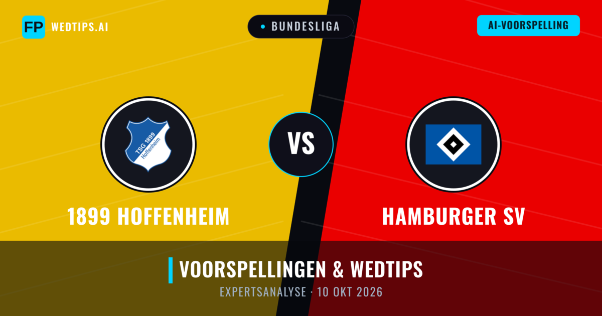 1899 Hoffenheim vs Hamburger SV — voorspelling en vooruitblik wedstrijd