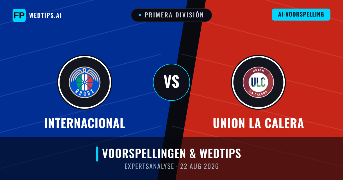 Internacional vs Union La Calera — voorspelling en vooruitblik wedstrijd