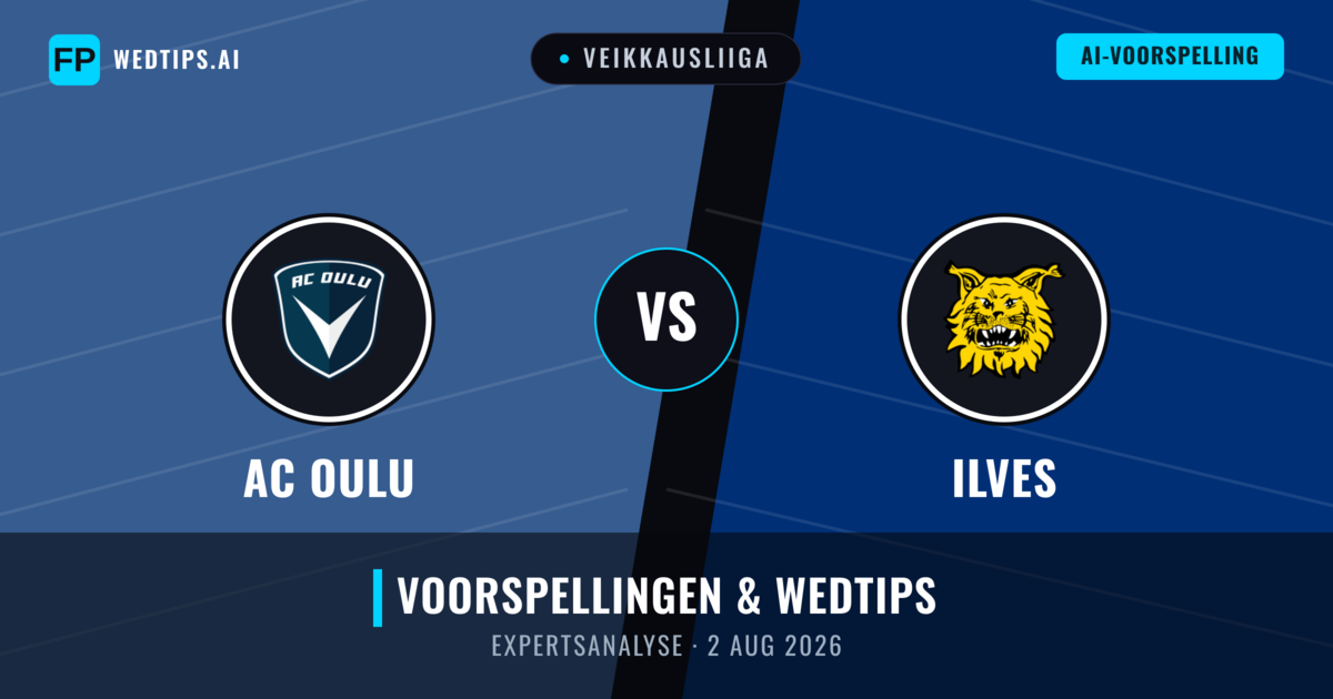 AC Oulu vs Ilves — voorspelling en vooruitblik wedstrijd