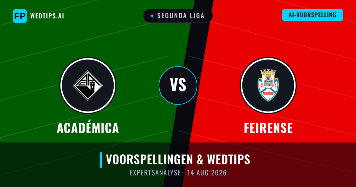 Académica vs Feirense — voorspelling en vooruitblik wedstrijd