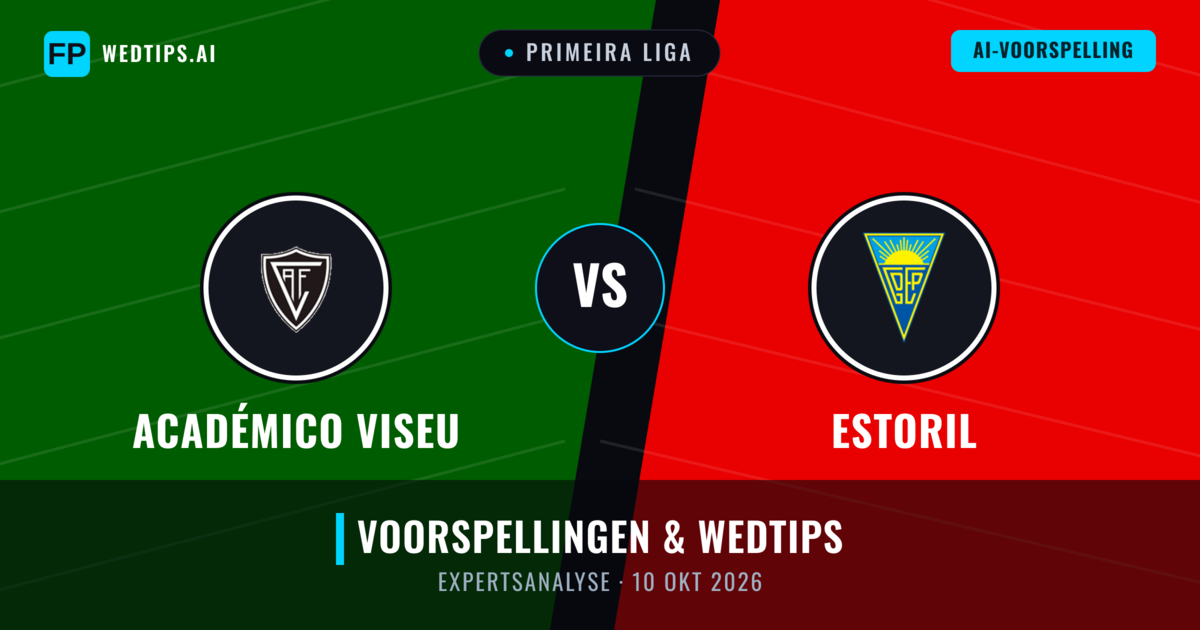 Académico Viseu vs Estoril — voorspelling en vooruitblik wedstrijd