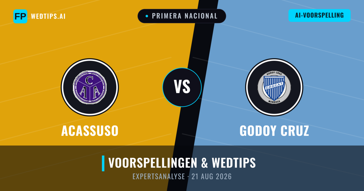 Acassuso vs Godoy Cruz — voorspelling en vooruitblik wedstrijd