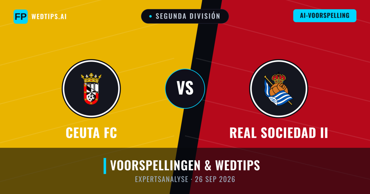 Ceuta FC vs Real Sociedad II — voorspelling en vooruitblik wedstrijd