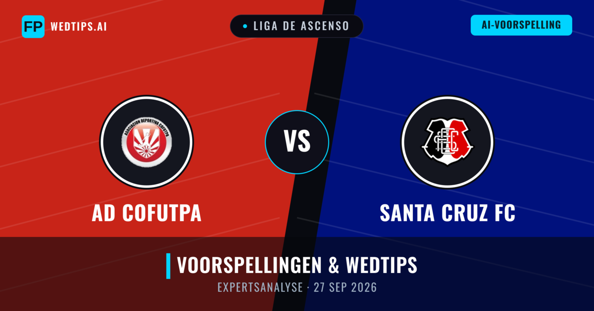 AD Cofutpa vs Santa Cruz FC — voorspelling en vooruitblik wedstrijd