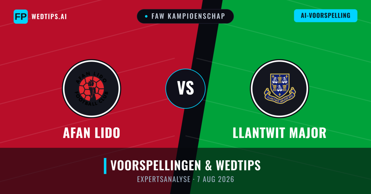 Afan Lido vs Llantwit Major — voorspelling en vooruitblik wedstrijd