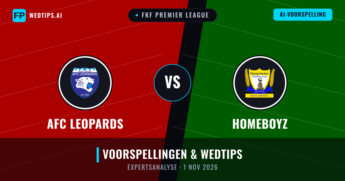 AFC Leopards vs Homeboyz — voorspelling en vooruitblik wedstrijd