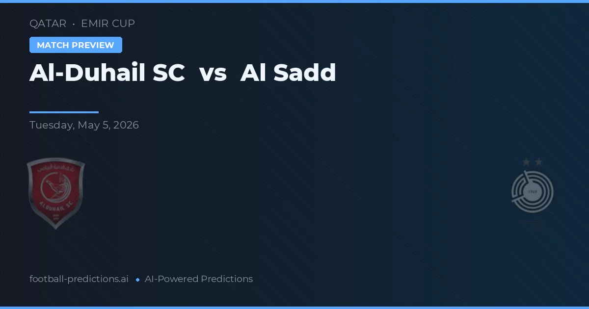 Al-Duhail SC vs Al Sadd — voorspelling en vooruitblik wedstrijd