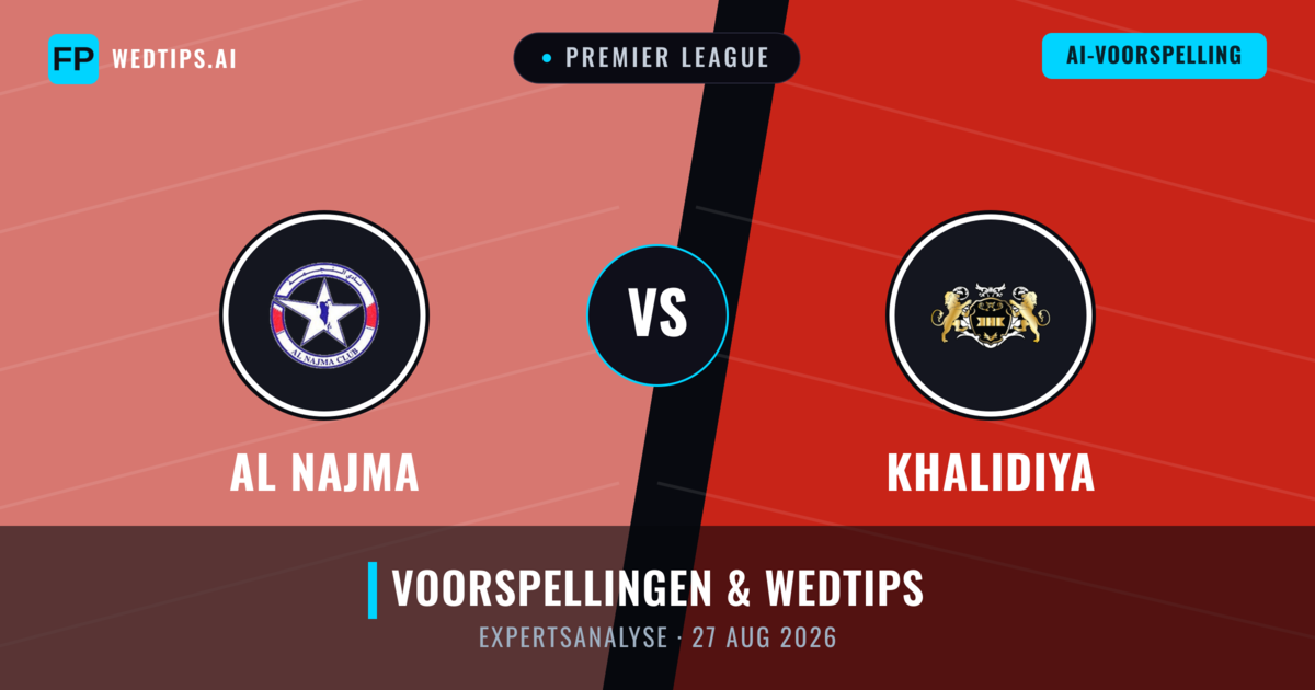 Al Najma vs Khalidiya — voorspelling en vooruitblik wedstrijd
