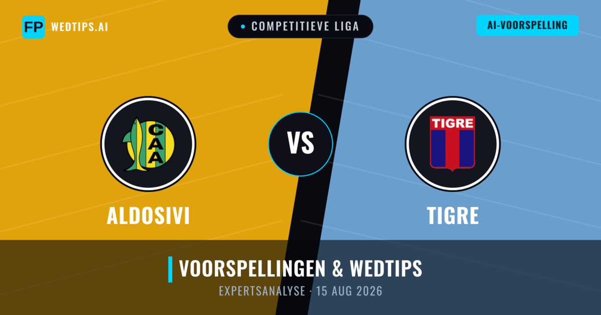Aldosivi vs Tigre — voorspelling en vooruitblik wedstrijd
