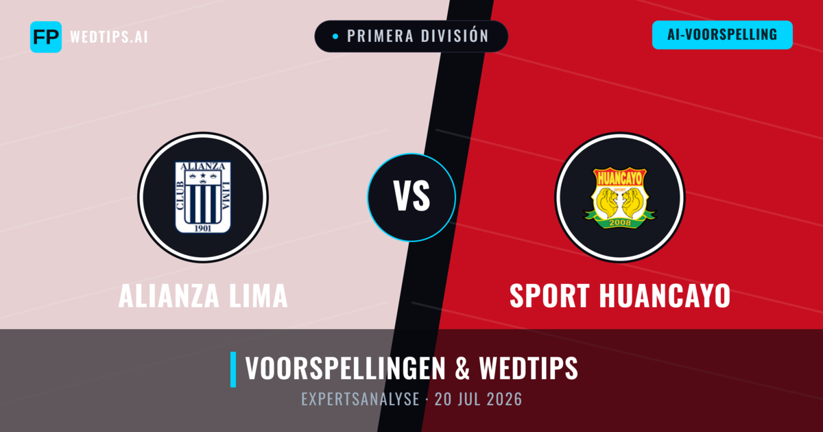Alianza Lima vs Sport Huancayo — voorspelling en vooruitblik wedstrijd