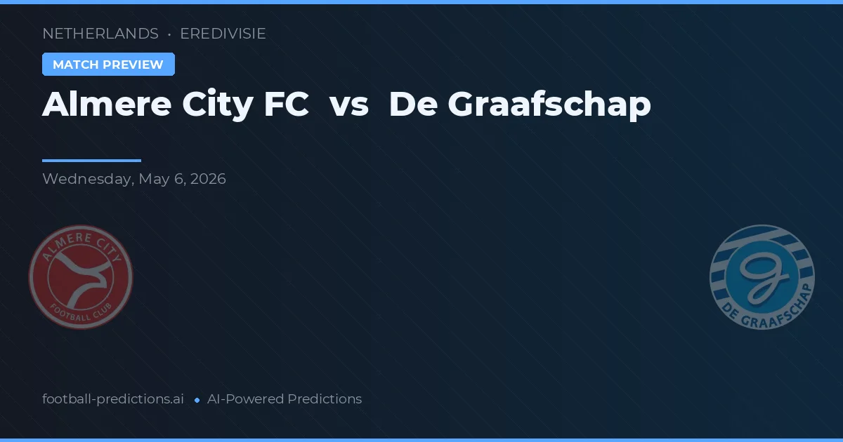 Almere City FC vs De Graafschap — voorspelling en vooruitblik wedstrijd