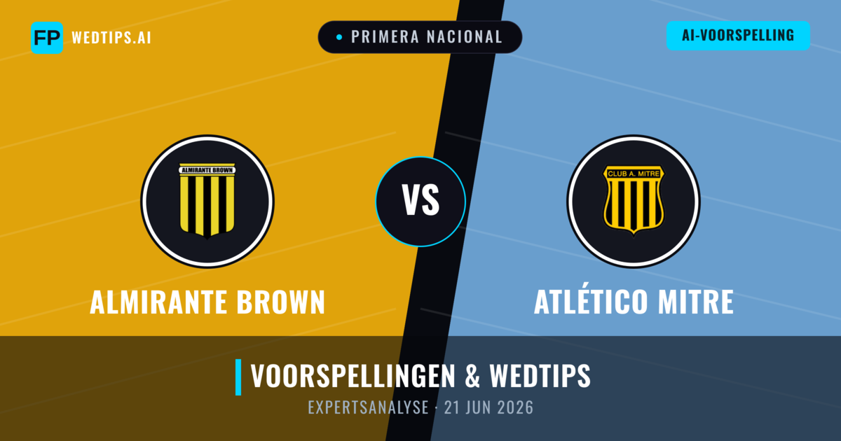 Almirante Brown vs Atlético Mitre — voorspelling en vooruitblik wedstrijd
