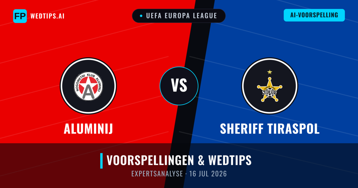 Aluminij vs Sheriff Tiraspol — voorspelling en vooruitblik wedstrijd