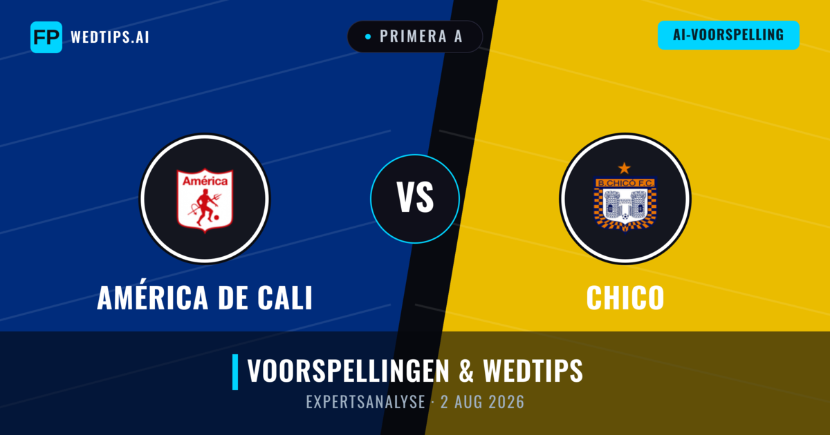América de Cali vs Chico — voorspelling en vooruitblik wedstrijd