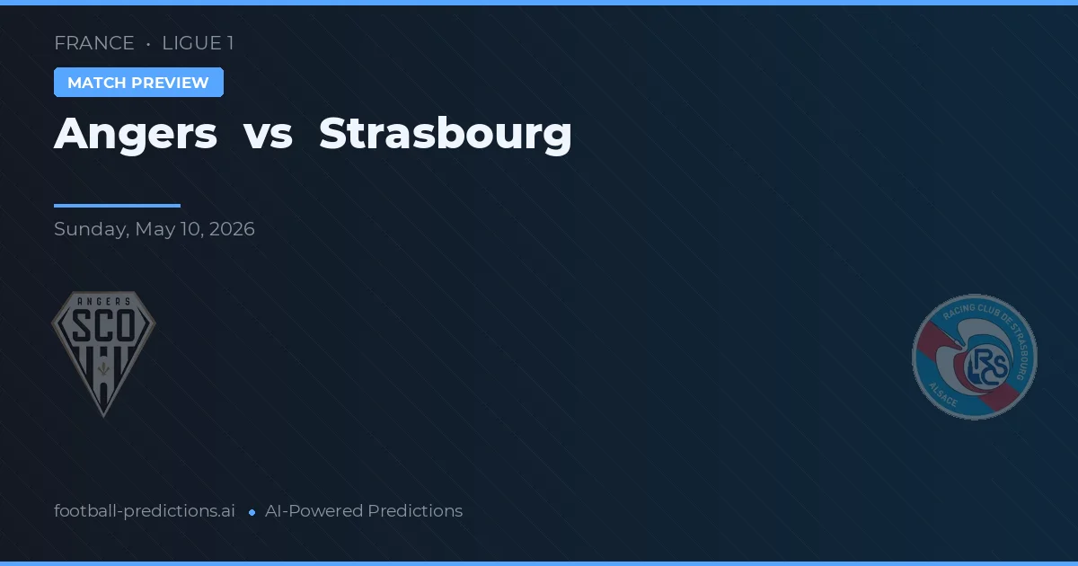 Angers vs Strasbourg — voorspelling en vooruitblik wedstrijd