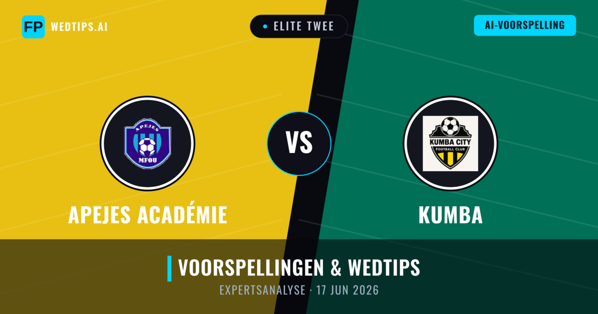 APEJES Académie vs Kumba — voorspelling en vooruitblik wedstrijd