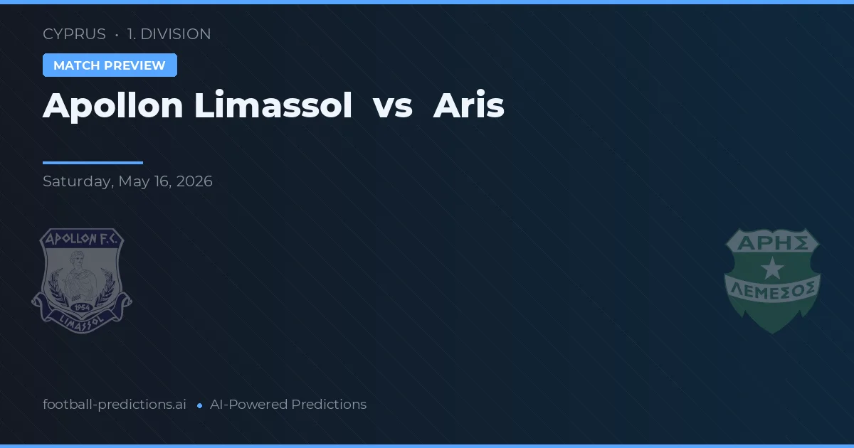 Apollon Limassol vs Aris Limassol — voorspelling en vooruitblik wedstrijd