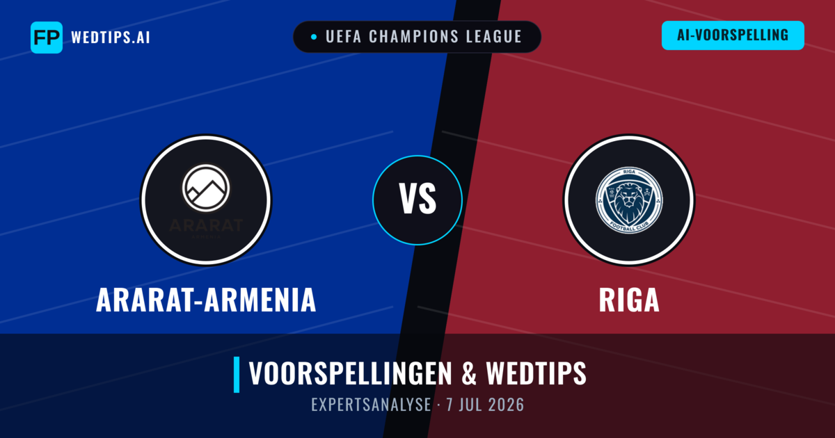 Ararat-Armenia vs Riga — voorspelling en vooruitblik wedstrijd