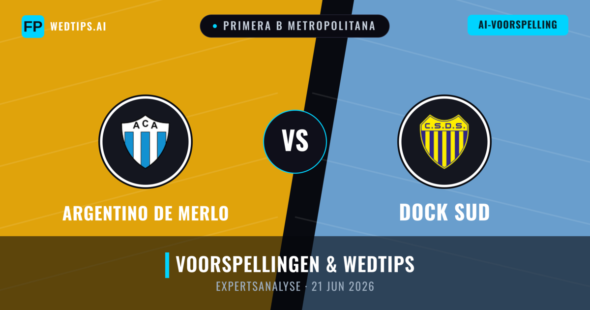 Argentino de Merlo vs Dock Sud — voorspelling en vooruitblik wedstrijd