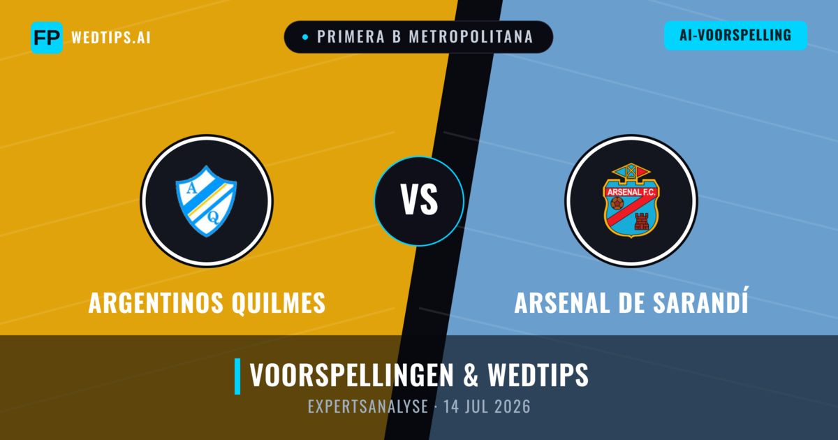 Argentinos Quilmes vs Arsenal de Sarandí — voorspelling en vooruitblik wedstrijd