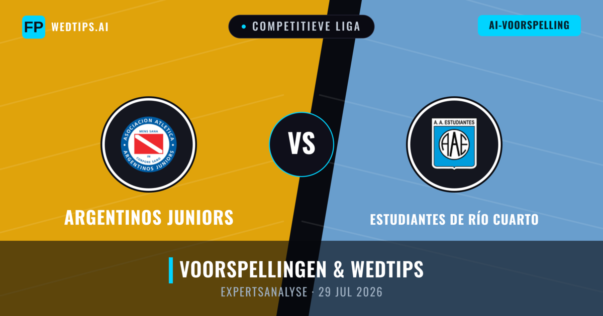 Argentinos Juniors vs Estudiantes de Río Cuarto — voorspelling en vooruitblik wedstrijd