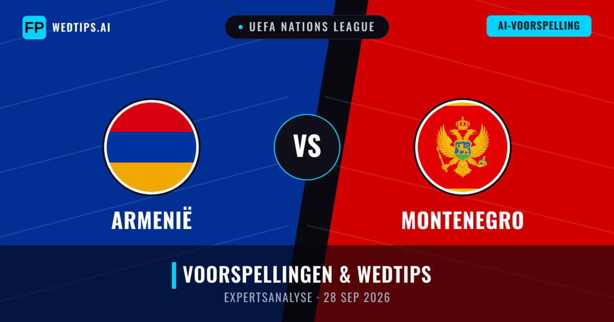 Armenië vs Montenegro — voorspelling en vooruitblik wedstrijd